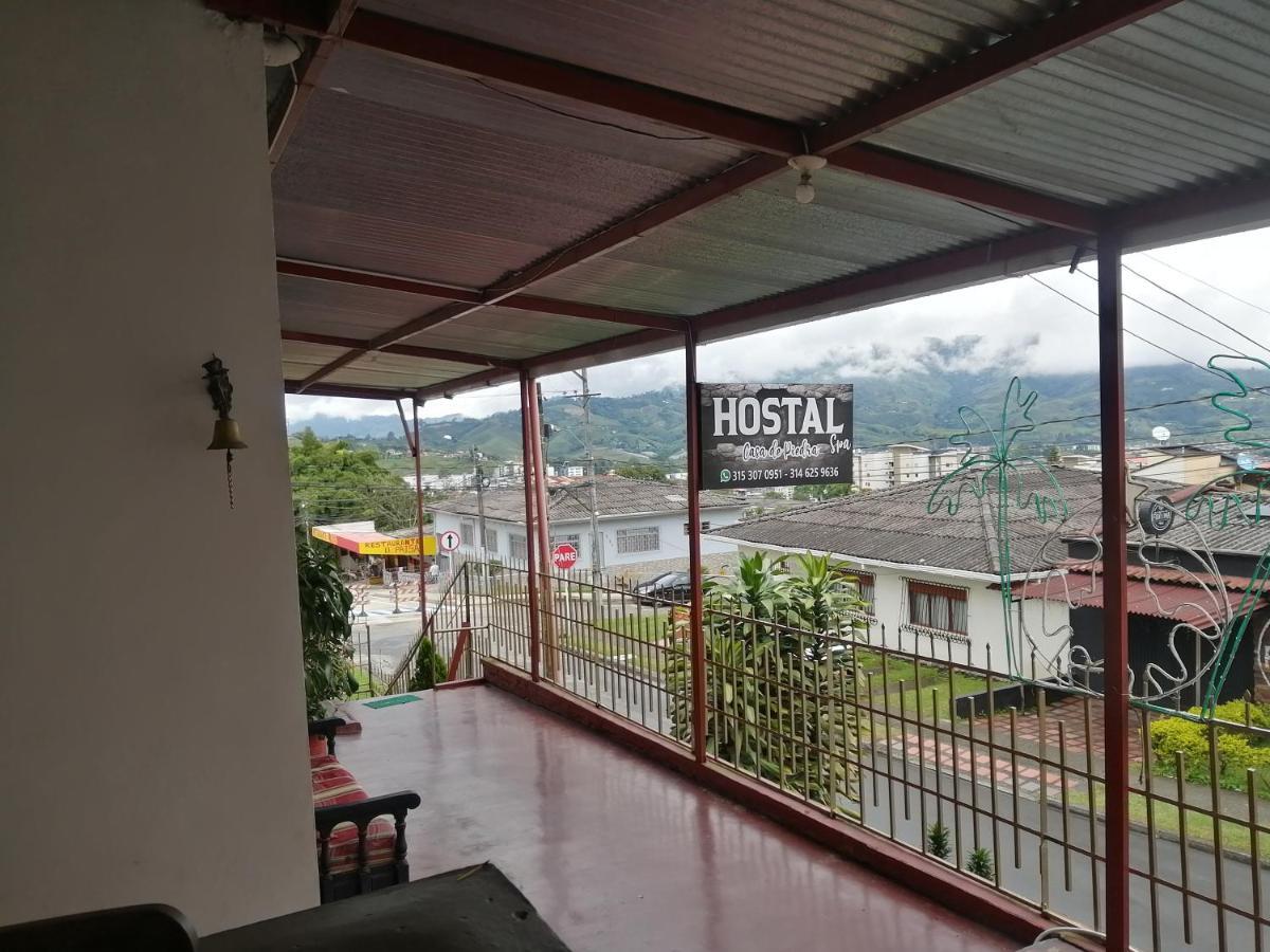 Hostal Spa Casa De Piedra Con Jacuzzi Santa Rosa de Cabal Esterno foto